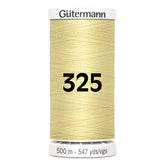 Gutermann naaigaren | 500m | 325 Licht geel naaigaren GM - 500M - 325 - Licht geel 4008015036621